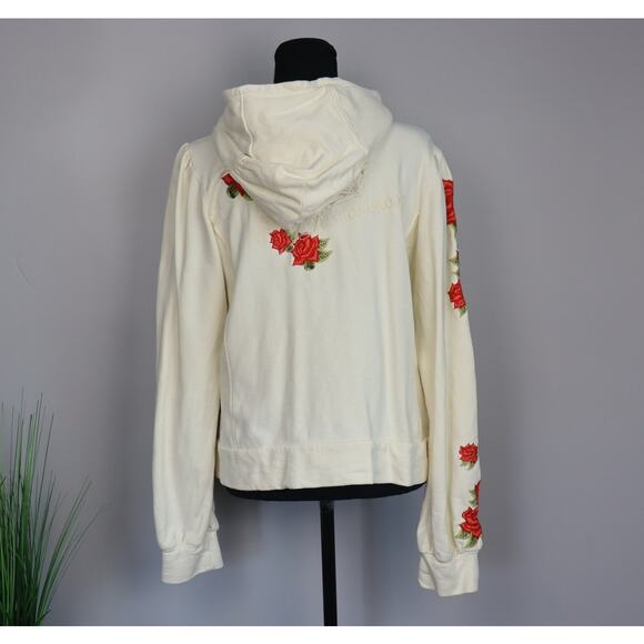 Vintage Johnny Was, JWLA, Hoodie with Embroidered Flowers - Picture 2 of 6